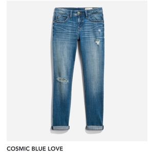 Comic Blue Love Adrianne Boyfriend Distressed jean size 31